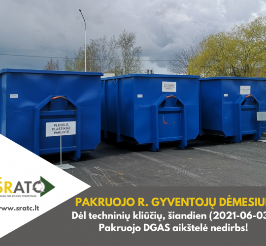 Pakruojo r. gyventojų dėmesiui!